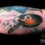 Hot Skillet Tattoo! Cook or Chef Frying Pan