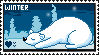 I Love Winter Stamp by Sky-Yoshi