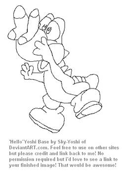 + Hello + Yoshi Base