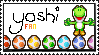 Yoshi Fan Stamp