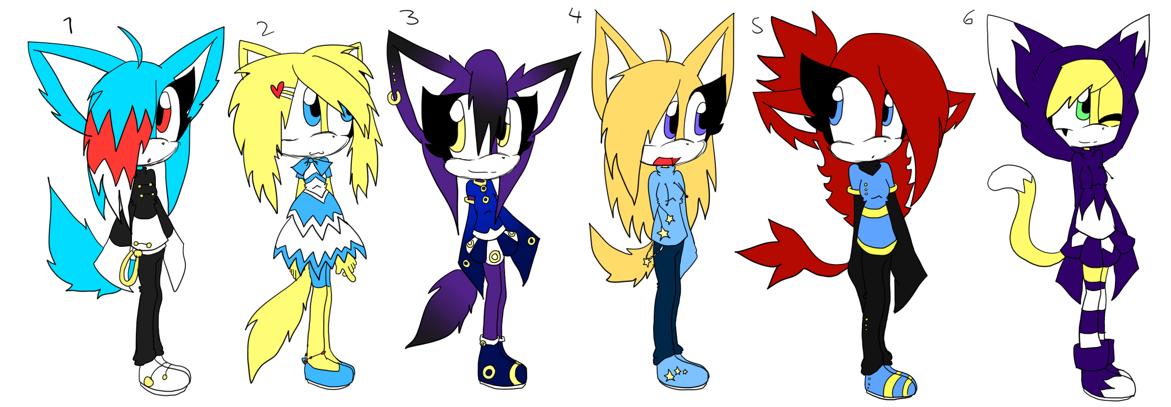 Sonic Adoptables 7 +CLOSED+ by Sky-Yoshi on DeviantArt