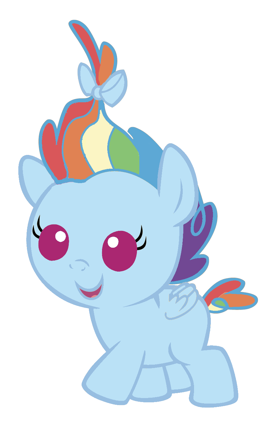 Baby Rainbow Dash by MarianHawke on DeviantArt