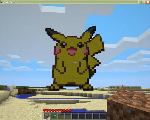 Minecraft pikachu by sheep-militia on DeviantArt