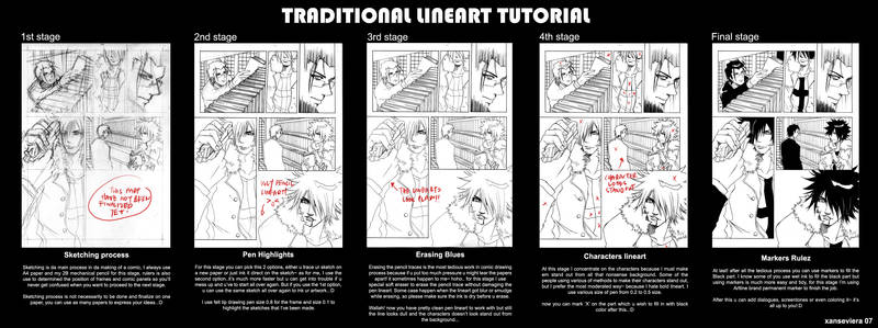 Traditional comic tutorial