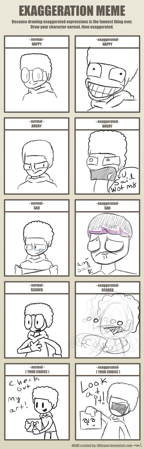 Exaggeration Meme by jojomanpooper on DeviantArt