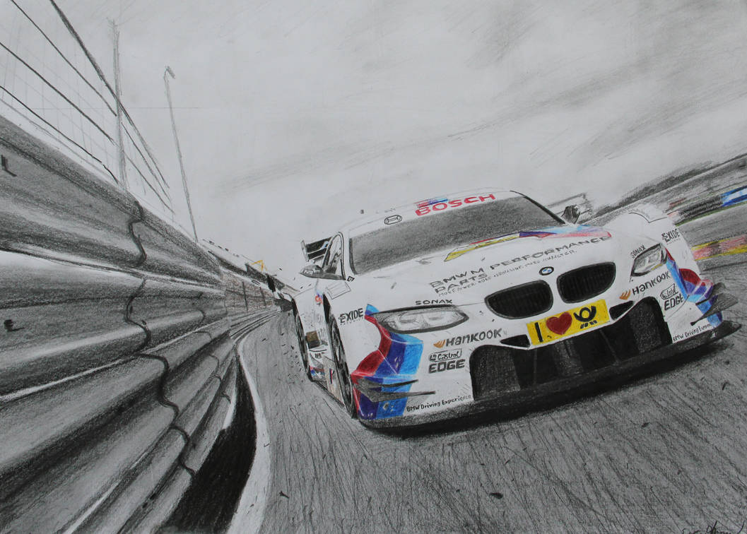 BMW M3 DTM drawing by iRecGraphics on DeviantArt
