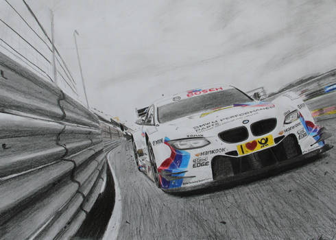 BMW M3 DTM drawing