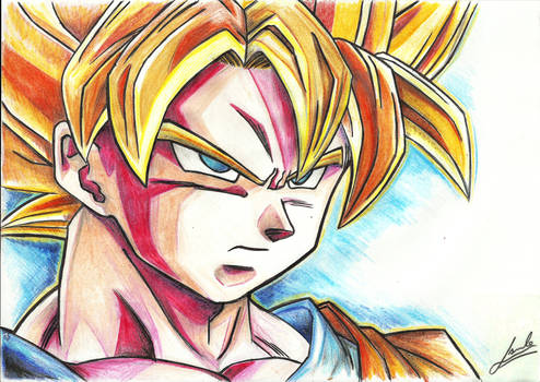 Goku super sayan Drawing