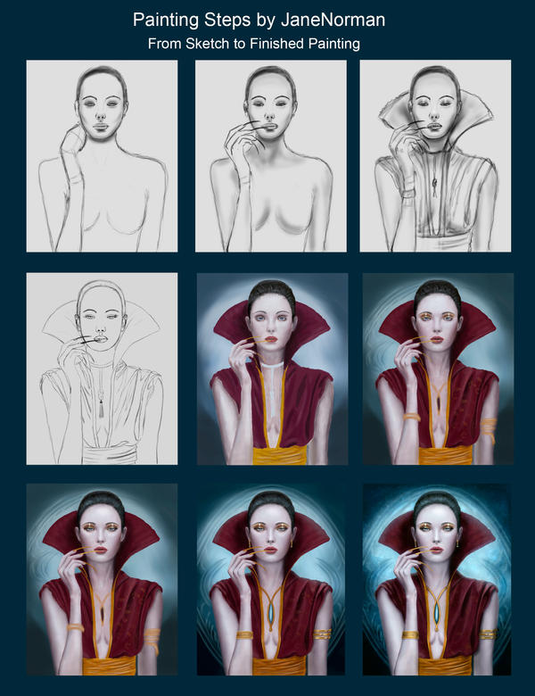 Rendering Process By Freyjasig On Deviantart Rendering Process By Freyjasig On Deviantart