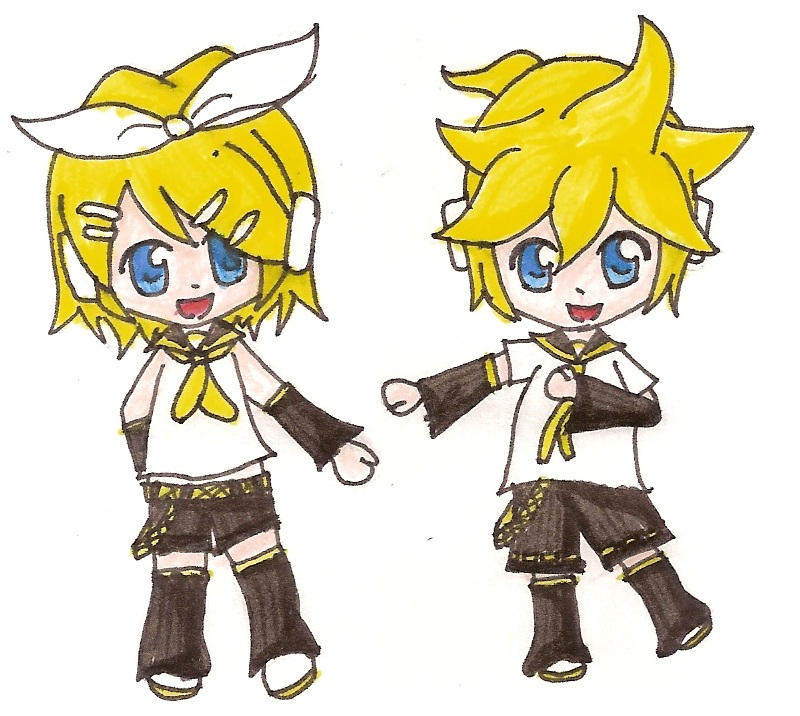 rin and len