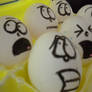 Eggs Scared of the Zombie Egg