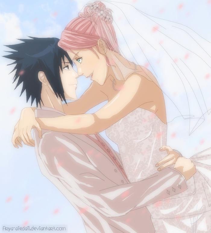 sasusaku: wedding day