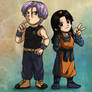 chibi commish trunks and hana