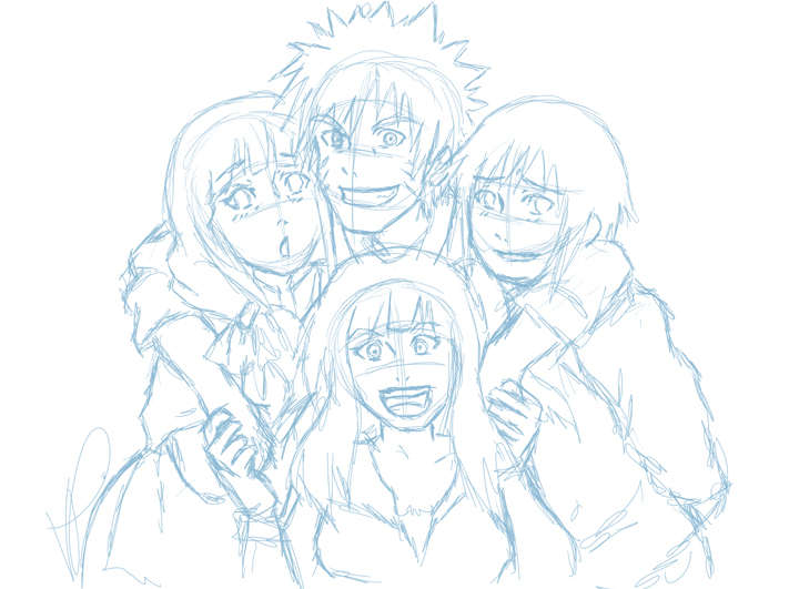 The Uzumakis : sketch