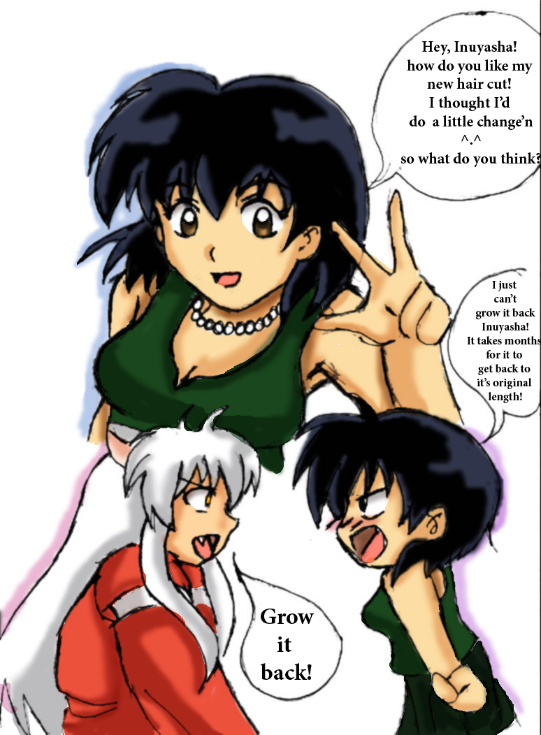 Dtninja831 - Adult Kagome and Rin on the latest cover of