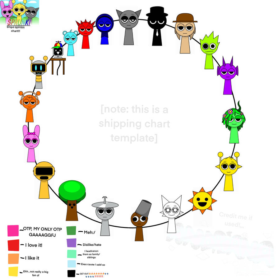 Cool Sprunki shipping chart template!1!1!1! by AndrianaDrawz133 on