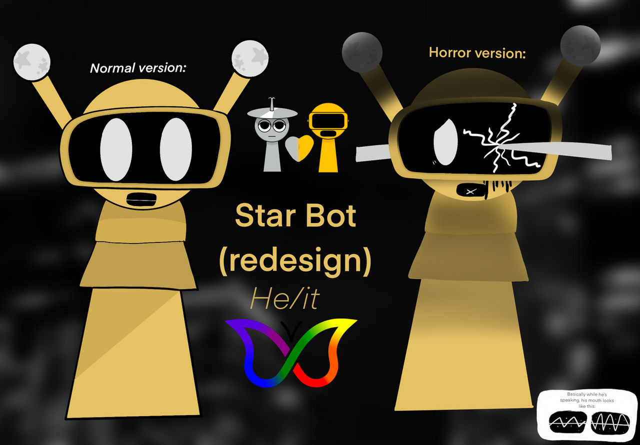 Star Bot redesign- by AndrianaDrawz133 on DeviantArt
