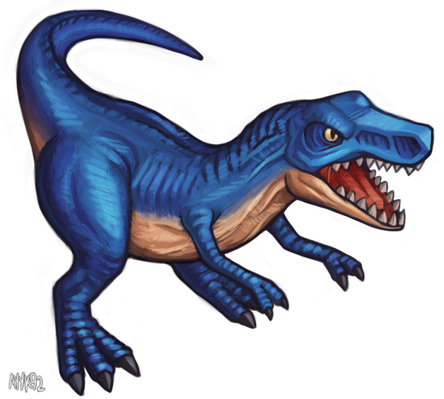 Blue Fire Rex Blue Rex by ayyk92 on DeviantArt