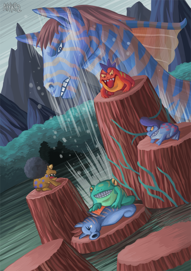 Frog Bullies by ayyk92 on DeviantArt