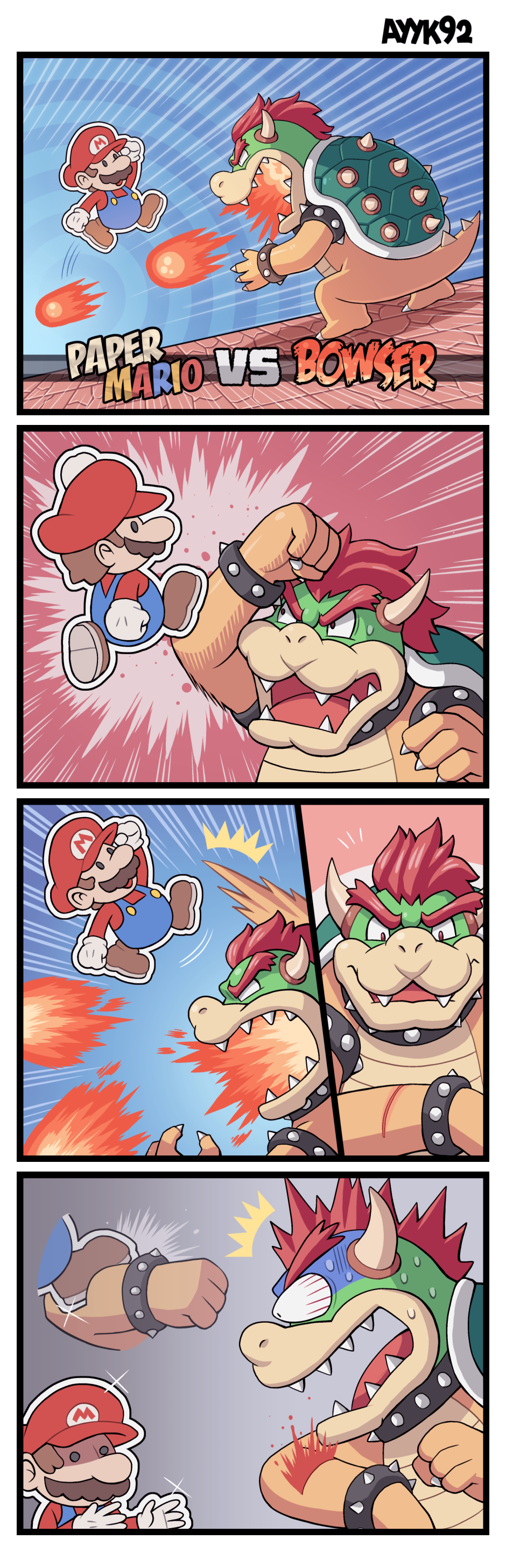 Papercut Mario