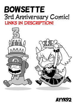 Bowsette 3rd Anniversary Comic