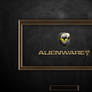 Metalic Golden ALIENWARE Logon by TerminatoR