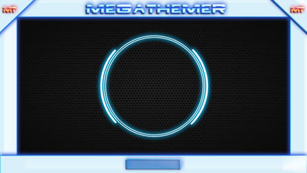 Blue Neon MegaThemer Logon by TerminatoR by IshhMam