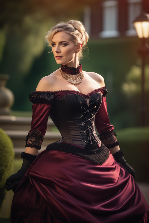 corset and gown by Harriotta on DeviantArt