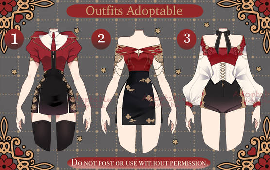 [Open]  Adoptable Outfit batch