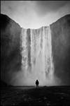 me infront of the Skogafoss waterfall in iceland by Relderson
