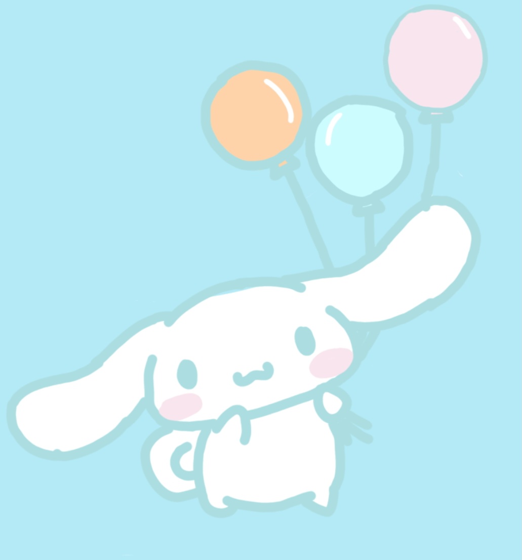 Sanrio Cinnamoroll holding ballons. by blxberri on DeviantArt, sanrio  cinnamoroll 