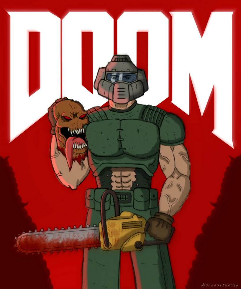Doom Rip DOOM - Rip and Tear... until it's done. by SadWolfMedia on DeviantArt