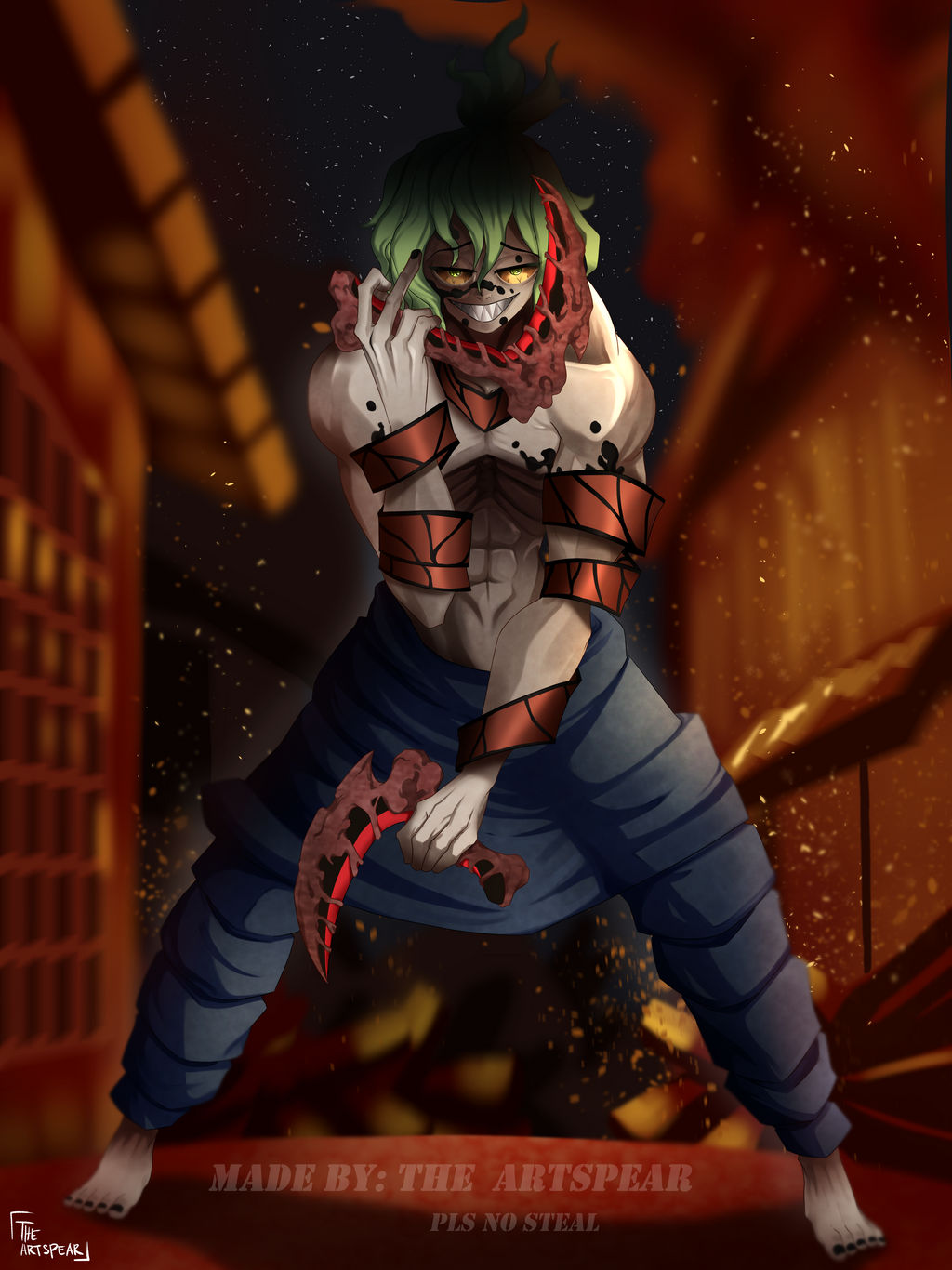 Gyutaro Finished By TheArtspear On DeviantArt gyutaro-finished-by-theartspear-on-deviantart