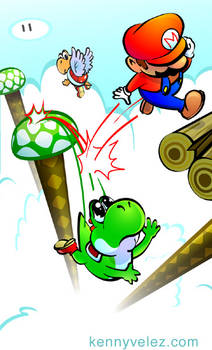 Yoshi falling