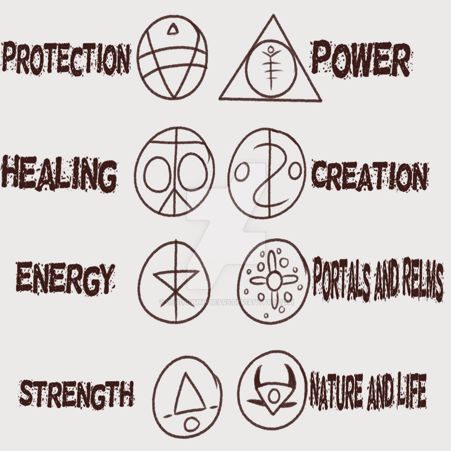 Magic Symbols by DeadGummyBears on DeviantArt