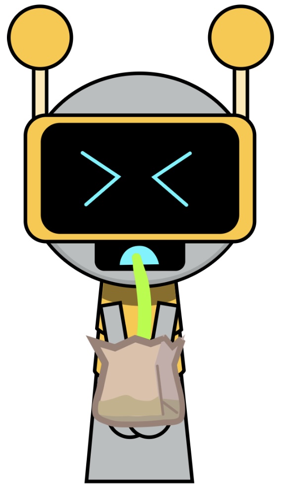 Fun Bot Vomiting by AussieLilyReturns on DeviantArt