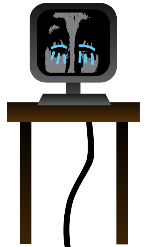 Crying Npc Computer Horror Mr Fun Computer crying by AussieLilyReturns on DeviantArt