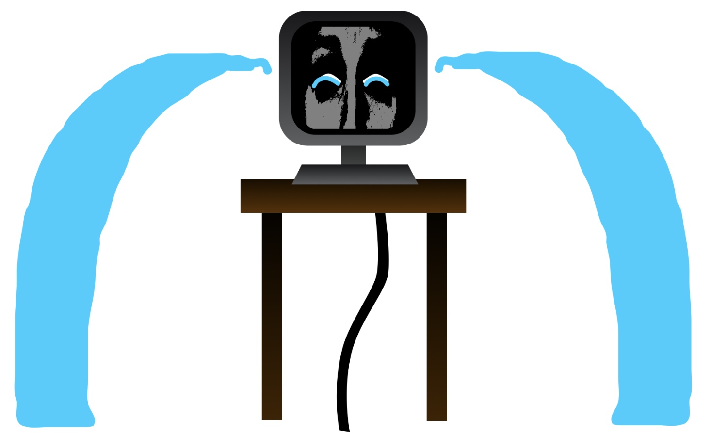 Horror Fun Computer Horror Mr Fun Computer's ocular gushers by AussieLilyReturns on DeviantArt