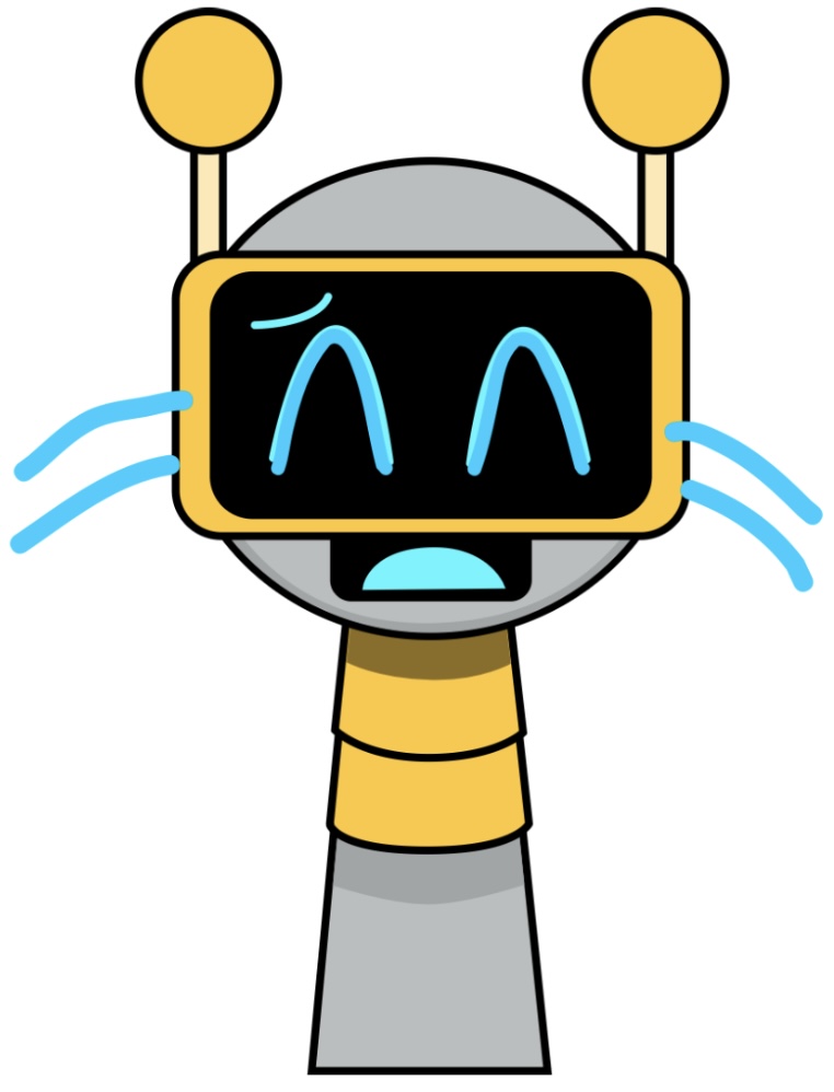 Fun Time Bot Fun Bot cries by AussieLilyReturns on DeviantArt