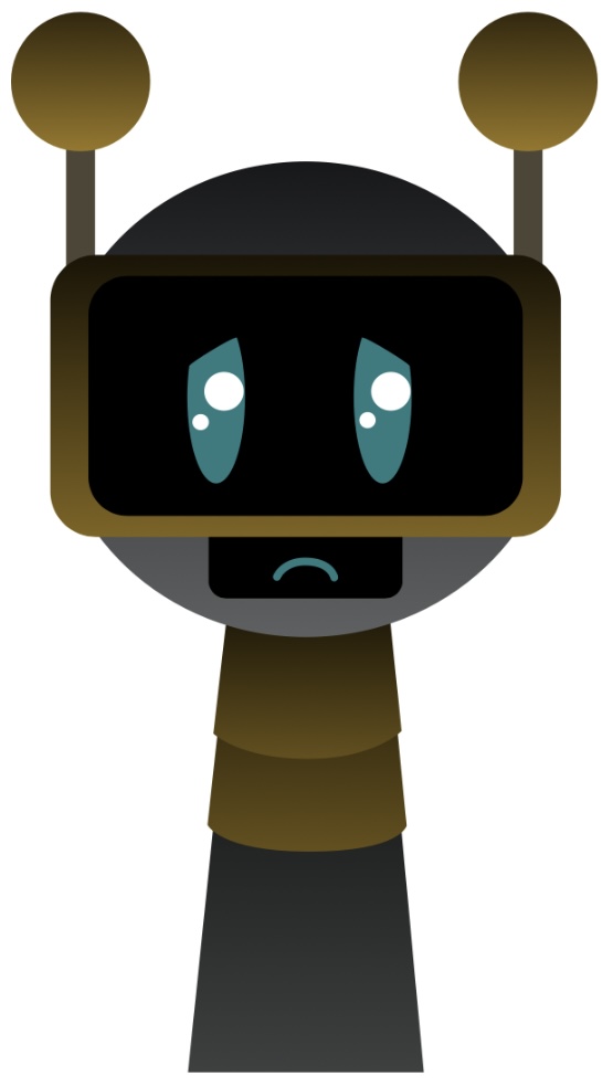 Horror Fun Bot with puppy eyes by AussieLilyReturns on DeviantArt
