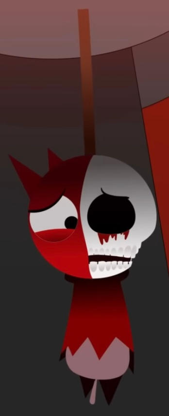 Horns Red Raddy Sad Horror Raddy (Hornstromp version) by AussieLilyReturns on DeviantArt