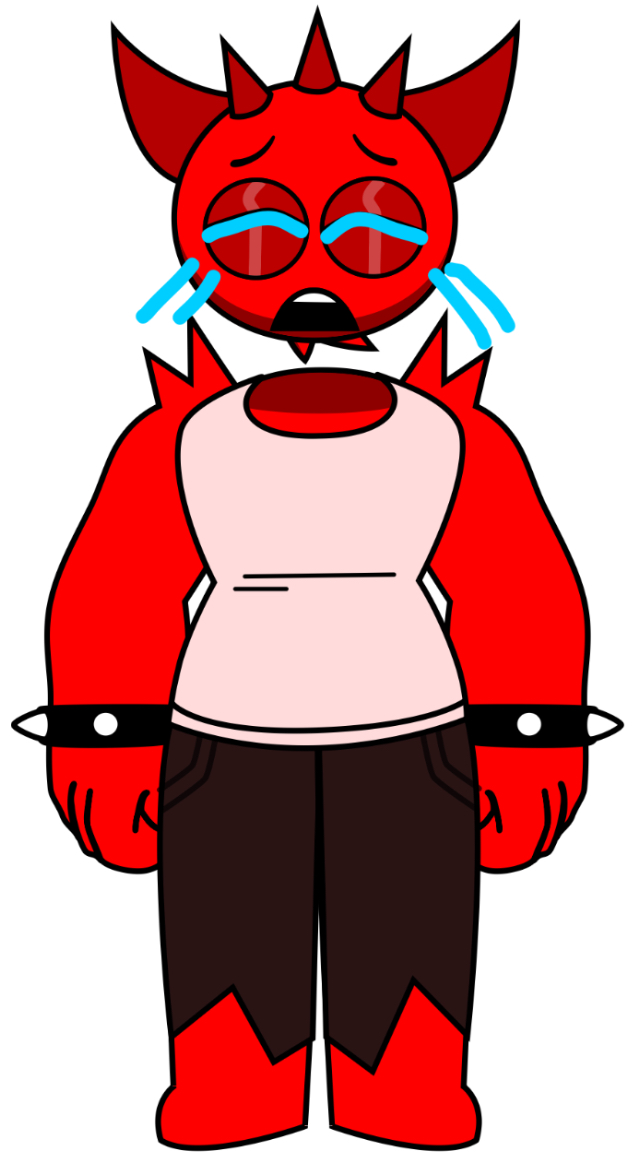 Anthromorphic Raddy Grownup Raddy cries by AussieLilyReturns on DeviantArt