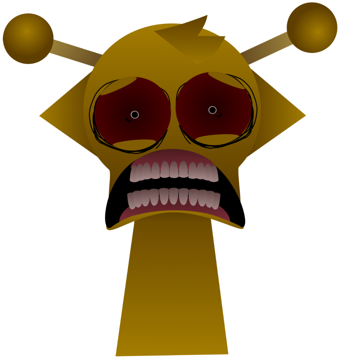 Horror Simon frightened (Pyramixed) by AussieLilyReturns on DeviantArt