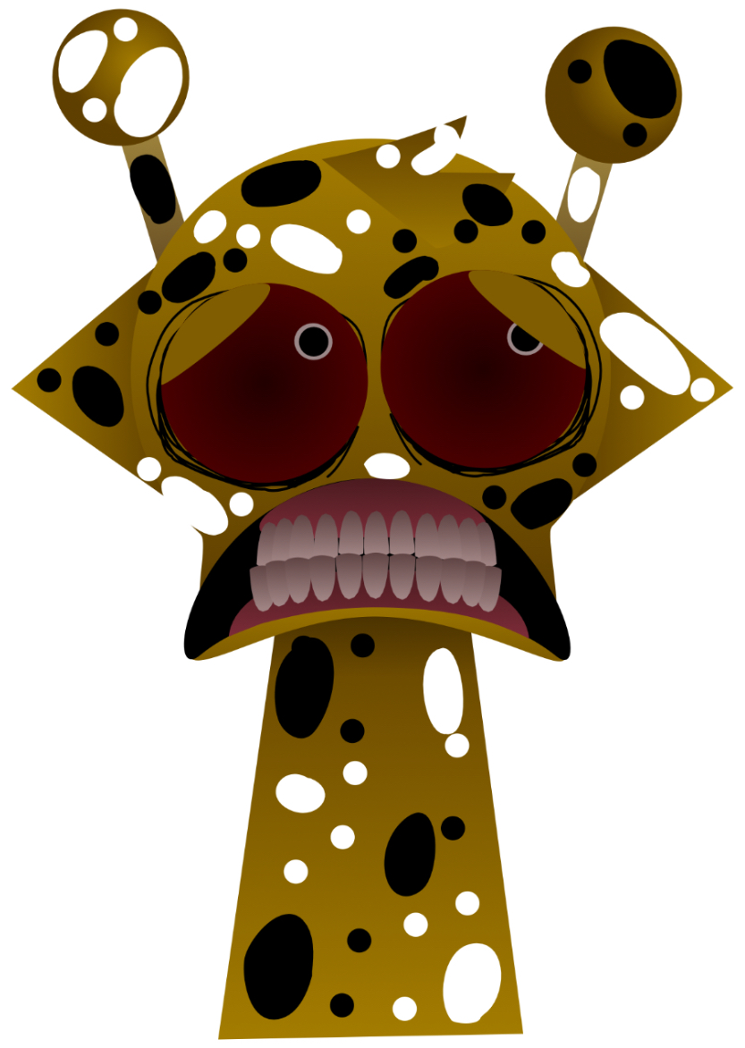 Black and White Paint on Horror Simon (Pyramixed) by AussieLilyReturns ...