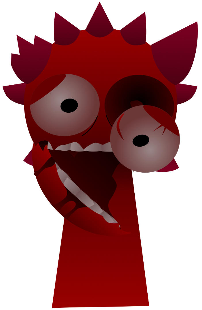 Anthromorphic Raddy Sad Horror Raddy (Pyramixed) by AussieLilyReturns on DeviantArt