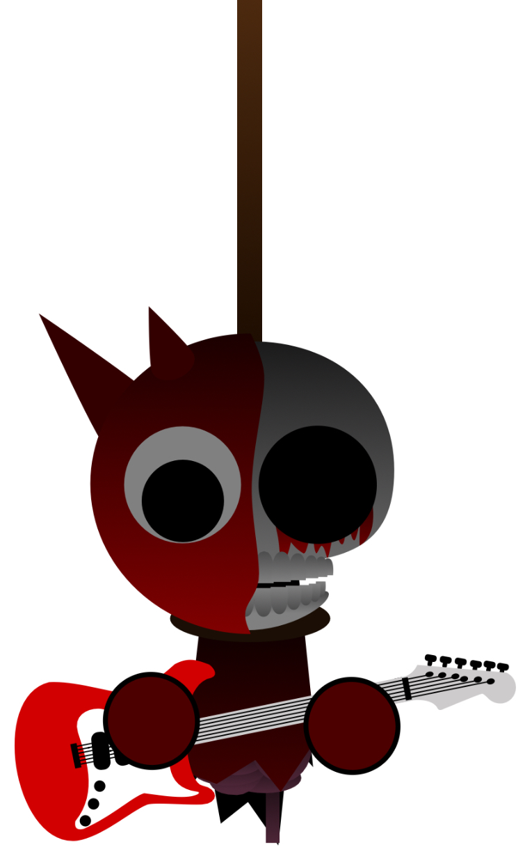 Evil Raddy Horror Raddy plays Guitar by AussieLilyReturns on DeviantArt