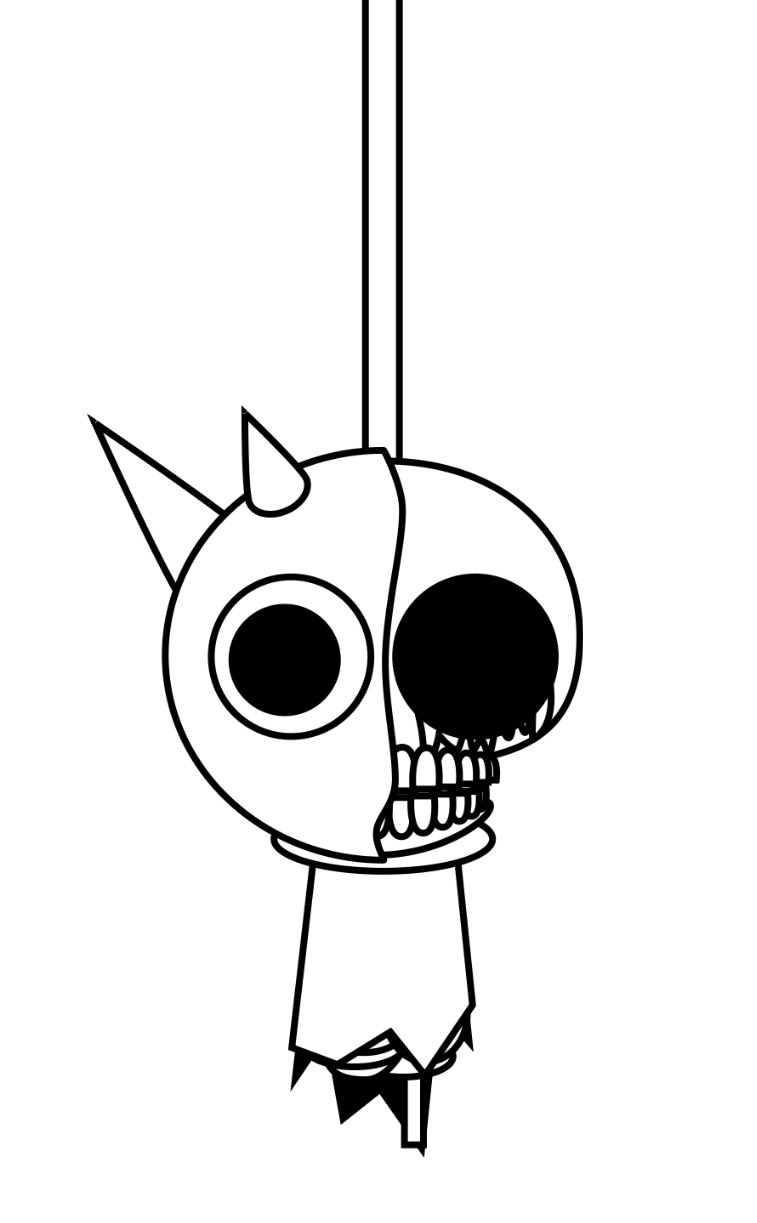 Raddy Color Sheet Horror Raddy Colouring by AussieLilyReturns on DeviantArt