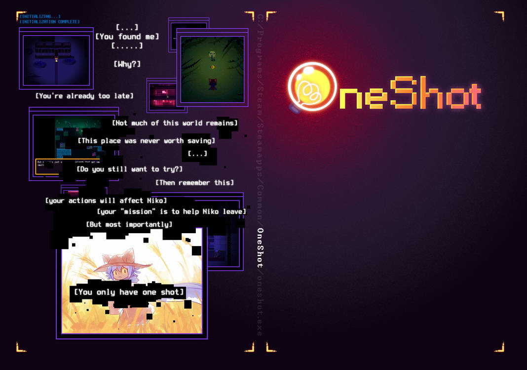 One Shot Files OneShot - Custom cover - Box art by Liosoul on DeviantArt