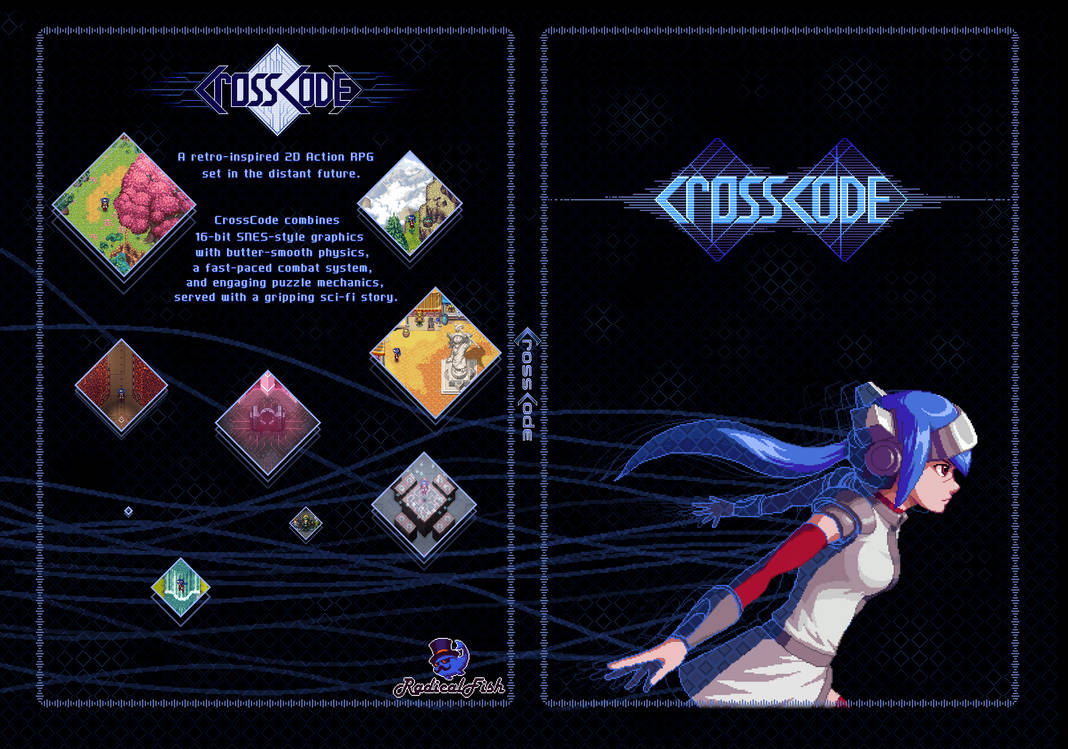 Crosscode Custom Cover Box Art by Liosoul on DeviantArt