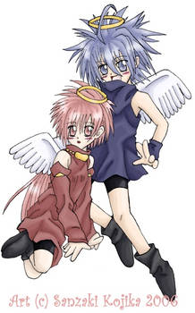 Sora and Sunao Chibi Angels